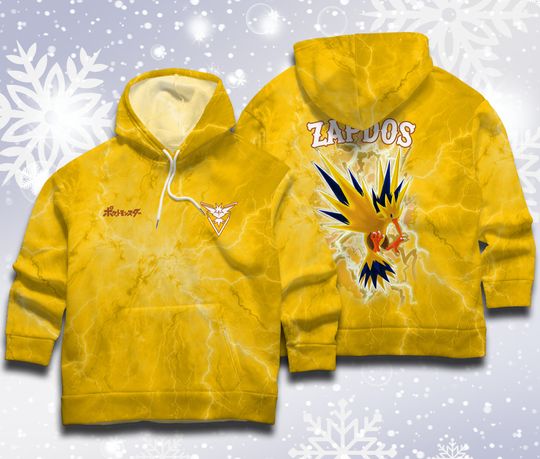 Discover Zapdos Hoodie Shirt Anime Zapdos Shirt Gift
