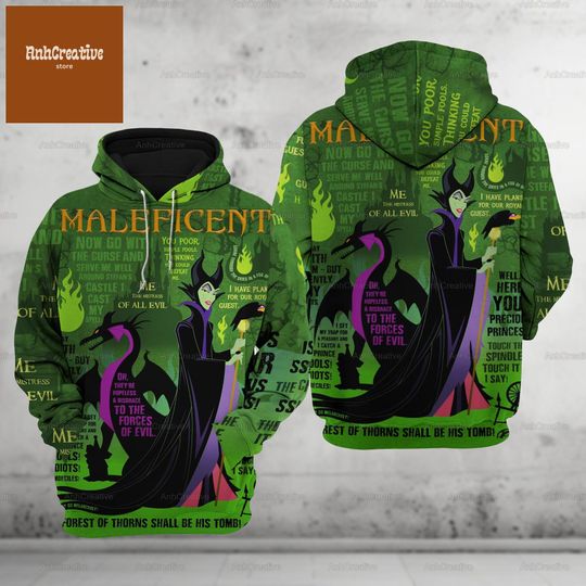 Halloween Maleficent Hoodie, Disney Villains Hoodie, Sleeping Beauty Shirt, Witch Hoodie, Disney Villain Hoodie, Disneyworld Shirt