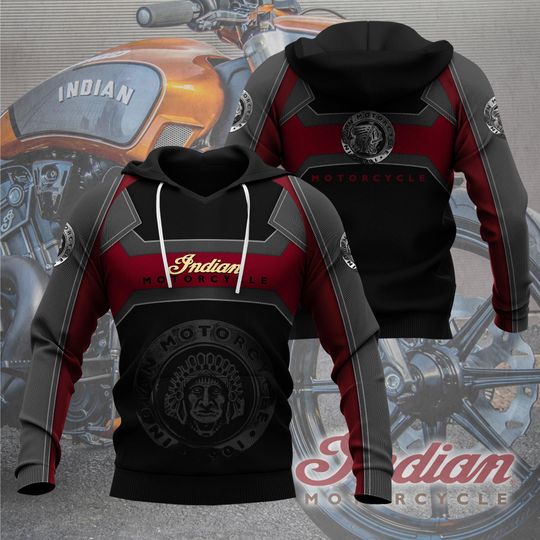 Motorcycle Hoodie, Indian Motors Tee Shirt, Gifts For Bikes Lovers, Gift For Dad, Hoodies For Men