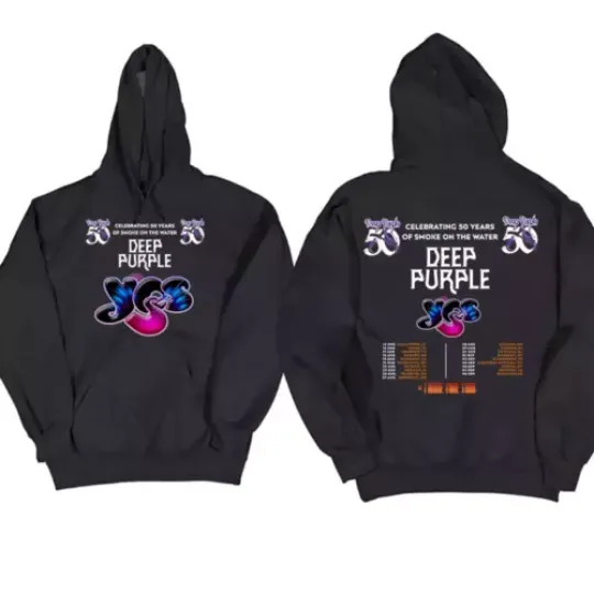 Deep Purple And Yes Band 2024 Tour Men Hoodie