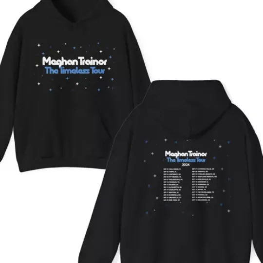 Discover New Meghan Trainor The Timeless Tour 2024 Gift For Fans Hoodie