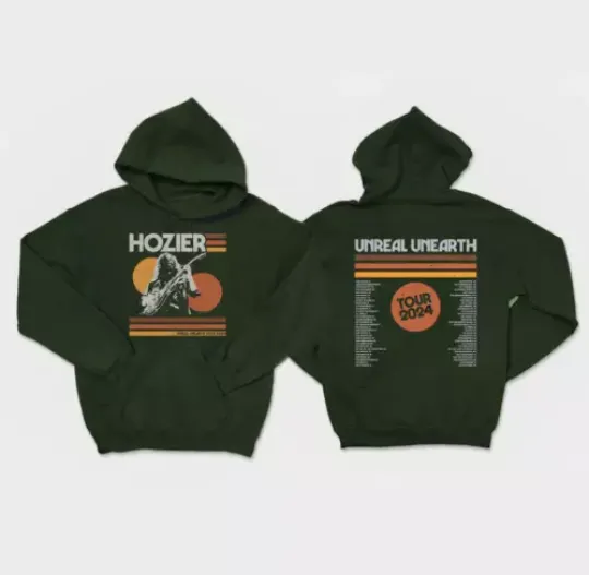 Discover Unreal Unearth 2024 Tour Dates Hoodie, Hozier merch