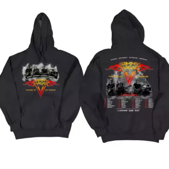 Discover Sammy Hagar The Best Of All Worlds 2024 Tour Men Women  Hoodie
