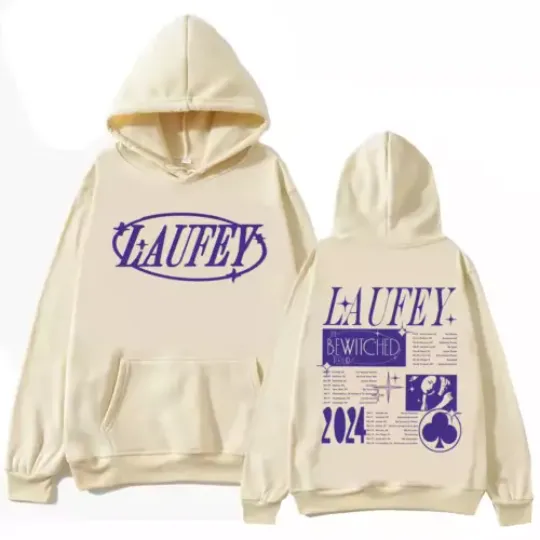 Laufey Tour 2024 Hoodie Harajuku Hip Hop Pullover Top Man Woman Fans
