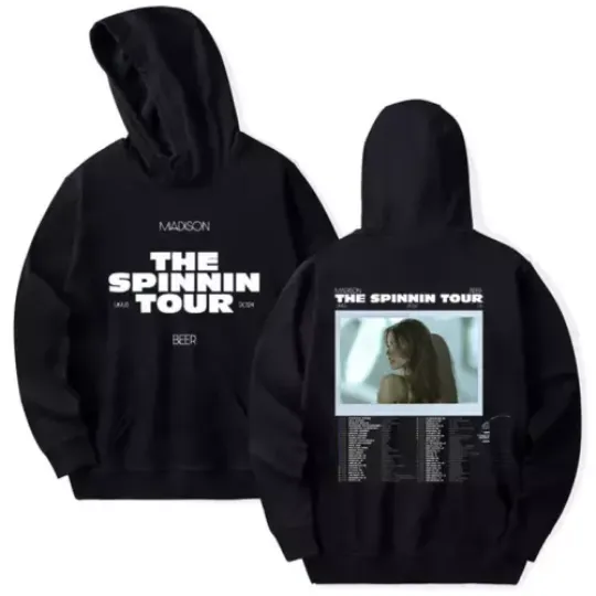 Discover Madison Beer The Spinnin Tour 2024 Hoodie Gift Fans All Size