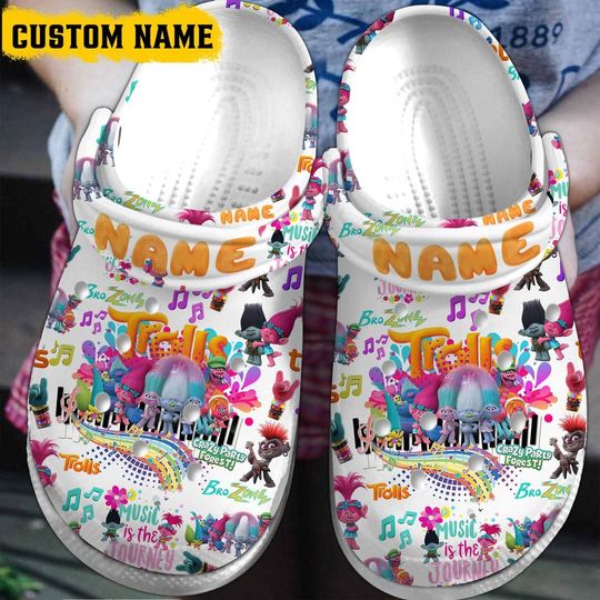 Discover Custom Trolls Bands Together Shoes, Trolls Movie Summer Shoes, Trolls Bands Funny Shoes, Trolls Birthday Party Shoes, Funny Gift
