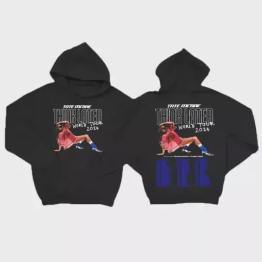 Discover Tate McRae The Think Later World Tour Double Side Hoodie, Shirt,Tate McRae Shirt