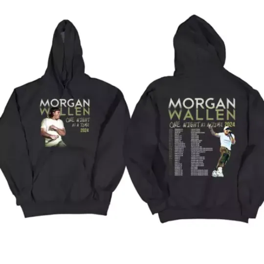 Wallen Morgan 2024 Tour One Time Night Shirt Hoodie Wallen Morgan Shirt