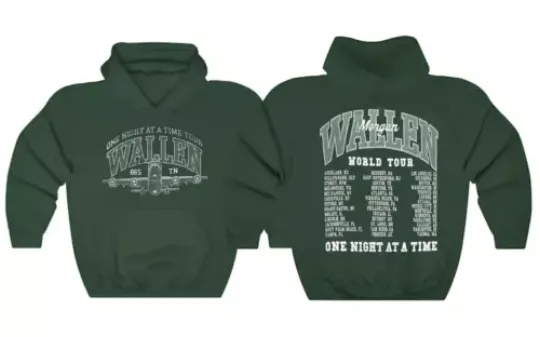 Discover Wallen Western One Night At A Time Tour 2023 Hoodie Gift On Christmas