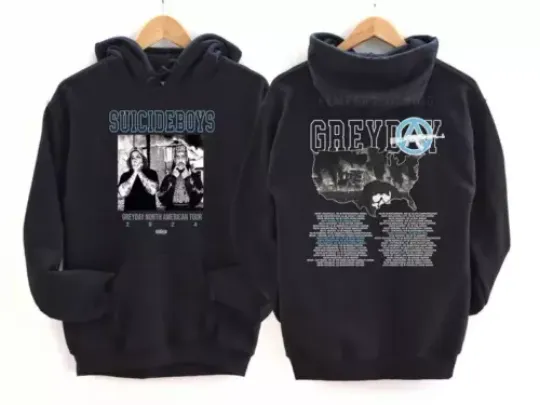 Greyday 2024 Suicideboys Hip-Hop Vintage Hoodie Shirt