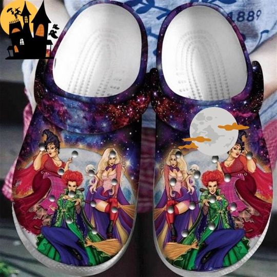 Halloween Hocus Pocus Shoes, Sanderson Sister Disney Sandals, Horror Witches Movie Shoes, Spooky Season Shoes, Halloween Gift