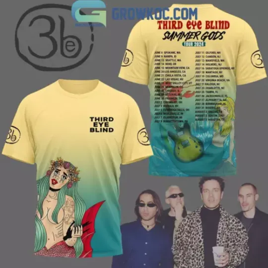 Discover Third Eye Blind Summer Gods Tour 2024 T Shirt