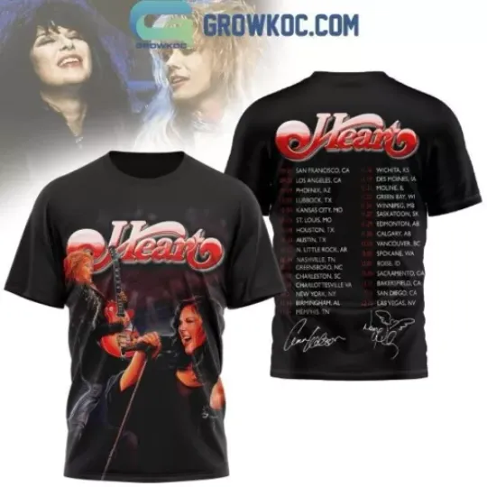 Discover Hearts Tour 2024 Schedule Fan T-Shirt