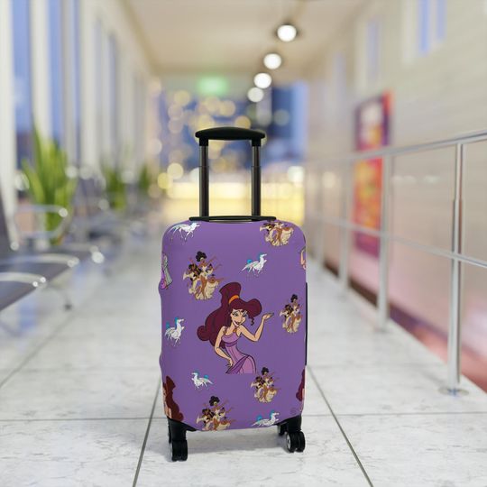 Discover Disney Luggage Cover, Meg, Travel Accessories, Girls Luggage Cover, Ladies Luggage Cover, Suitcase Cover, Princesses, Hercules, Muses