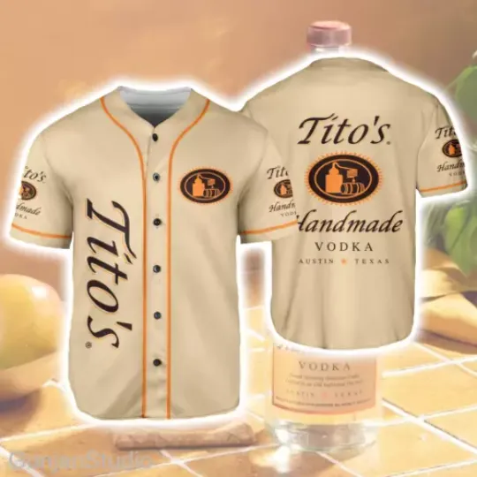 Discover American Vintage Tito Handmade Vo-dka Baseball Jersey Shirt
