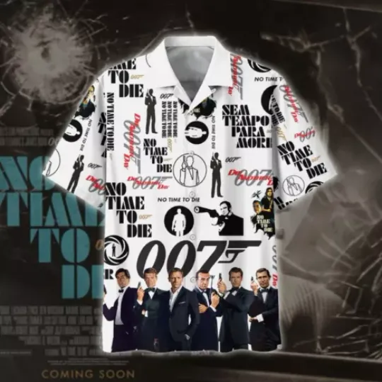 Discover James Bond 007 Music Hawaiian Shirt Singer Hawaiian Shirt