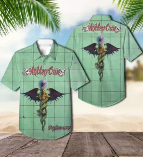Discover Motley Crue Hawaiian Shirt Music Hawaiian Shirt