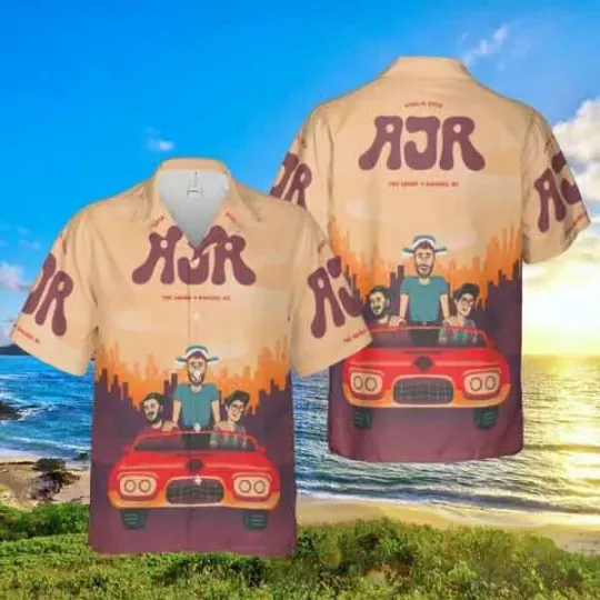 Discover AJR The Maybe Man Tour April 09 2024 Hawaiian Shirt Summer Beach