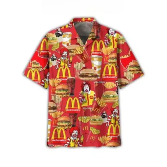 Discover McDonald Fast Food Clown Hawaiian Shirts