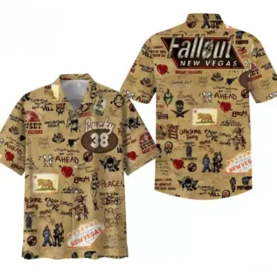 Discover Falllout New Vegas Hawaiian Shirt