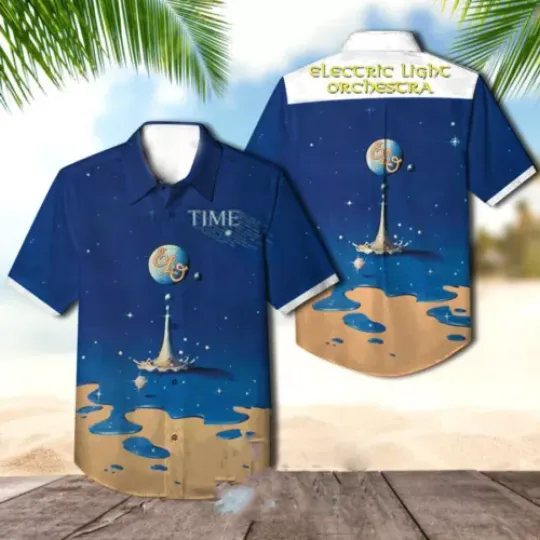 Discover Electric Light Orchestra Band Time Album Hawaiian Shirt