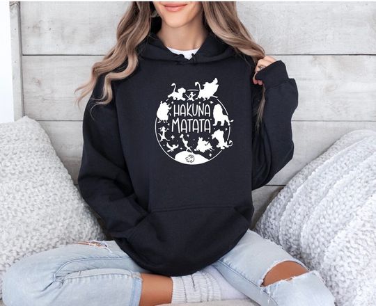 Discover Hakuna Matata Disney unisex hoodie, Disney hoodie, Disney fashion, Disney clothes