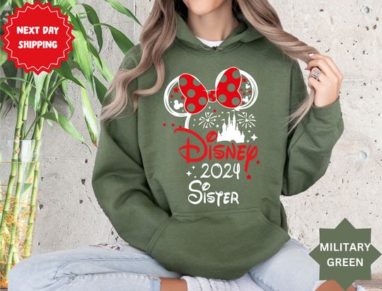 Discover 2024 Disney Family Vacation Hoodie, Disney Castle 2024