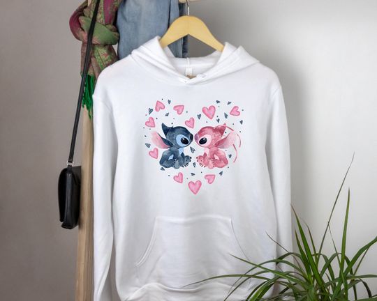 Discover Lilo and Stitch Love Hoodie, Love and Stitch Sweatshirt, Disney Hoodie, Graphic hoodie