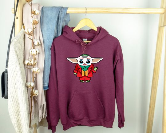 Discover Baby Yoda Joker Disney hoodie, Disney Family and couple hoodie