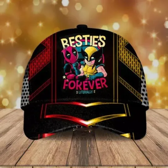 Besties Deadpool 3 Forever Literally Classic Cap