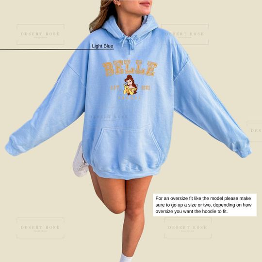 Belle Sweatshirt | Disney Princess hoodie| Belle & Co Shirt |  Disney hoodie