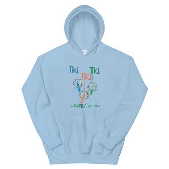 Discover Disney Tiki Tiki Tiki Room Hoodie  Disney Birds Tropical Hideaway Adventureland Hooded