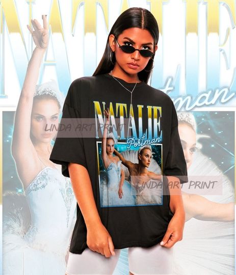 Discover Retro Natalie Portman Shirt - Natalie Portman Tshirt,Natalie Portman T-shirt
