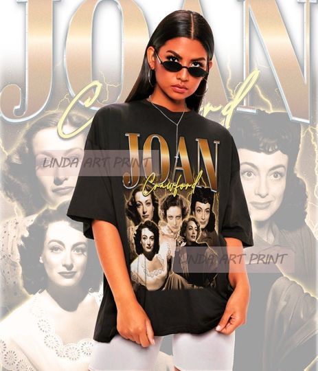 Retro Joan Crawford Shirt - Joan Crawford Tshirt,Joan Crawford T-shirt,Joan Crawford T shirt