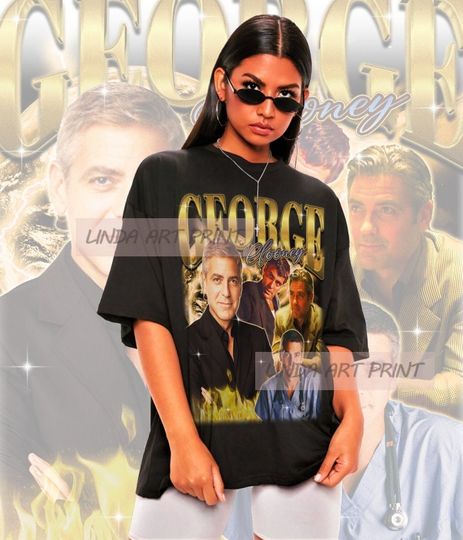 Discover Retro George Clooney Shirt - George Clooney Tshirt, George Clooney T-shirt