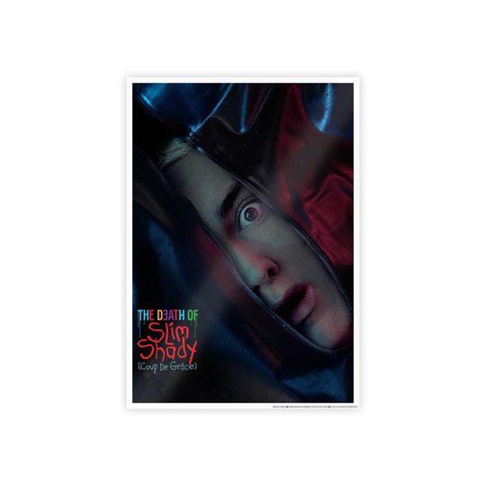 Eminem - The Death Of Slim Shady (Coup De GRCE) Album Cover Gloss Poster Wall Art