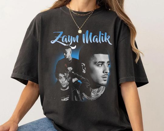 Discover ZAYN MALIK Vintage Shirt, Zayn Malik Homage Tshirt, Zayn Malik Fan Tees,Zayn Malik Merch Gift, Best Actor