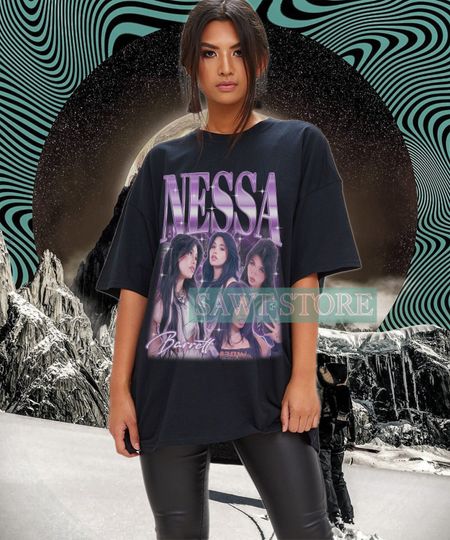 Discover Limited Unisex NESSA BARRETT Vintage Shirt| Nessa Barrett Homage Fan Tees| Nessa Barrett Homage Retro| Nessa Barrett Retro 90s Sweatshirt