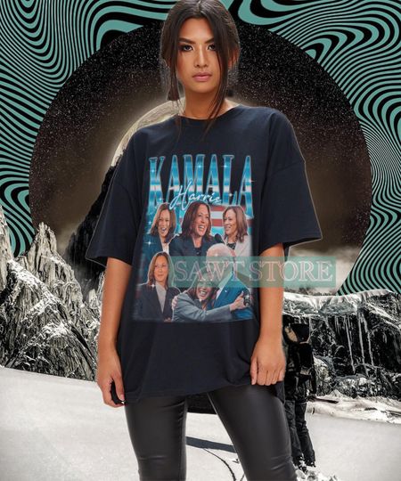 Discover Limited KAMALA HARRIS Vintage T-Shirt - Kamala Harris Tee, Kamala Harris Retro 90's Shirt, Kamala Harris Fans Tee, Kamala Harris Kids Tee