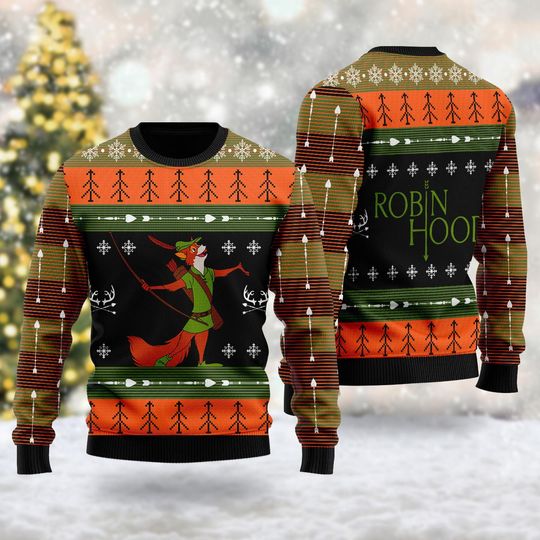Discover Funny Fox Ugly Christmas Sweater, Fox Movie Character Xmas Sweatshirt, Christmas Gift For Men Women Kid, Merry Christmas Gift