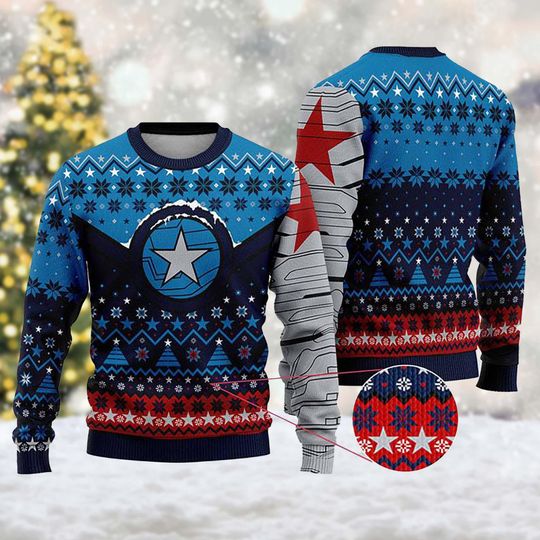 Discover US Superhero 3D All Over Printed T-shirt, Super Hero Movie Ugly Christmas Sweater, Hero Xmas Sweatshirt, Christmas Gift For Men Women Kid