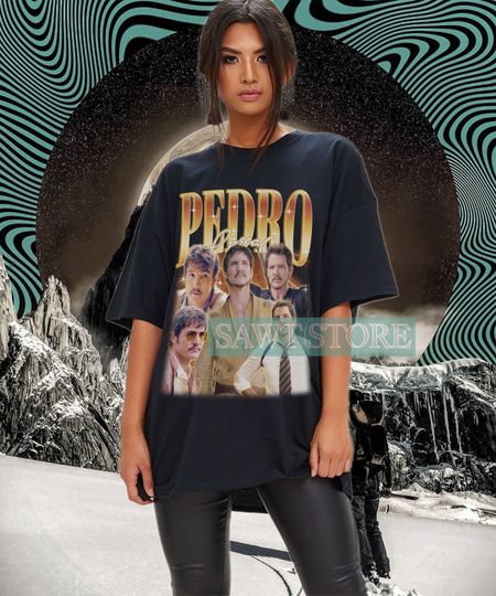PEDRO PASCAL Shirt Pedro Pascal Retro 90s Bootleg Shirt Actor Pedro Pascal Unisex Shirt Javier Pea Narcos Tee Celebrity Shirt Gift Fan