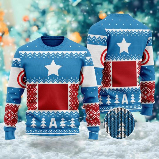Discover Military Soldier 3D All Over Printed T-shirt, US Superhero Ugly Christmas Sweater, Xmas Sweatshirt, Christmas Gift For Men Women Kid