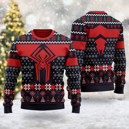 2099 Spider Hero Ugly Christmas Sweater, Xmas Sweatshirt, Christmas Gift For Men Women Kid, Spider Icon Christmas Shirt