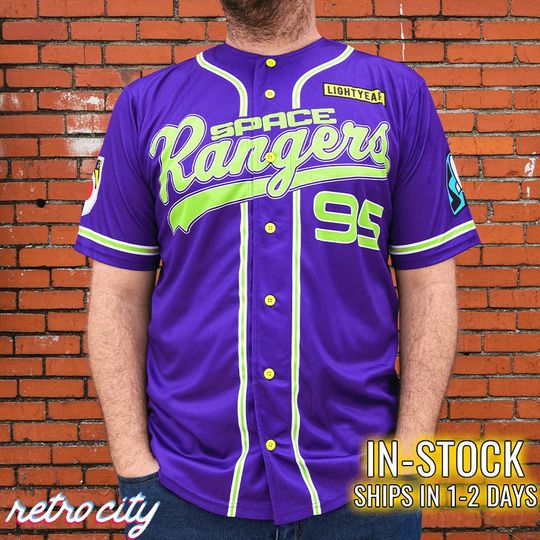 Space Rangers 'Toy Story' Buzz Lightyear Baseball Fan Jersey