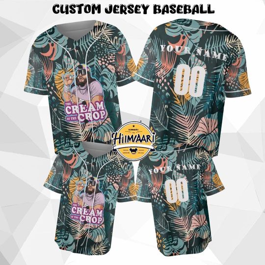Discover Cream Of The Crop Baseball Jersey, Custom Baseball Jersey, Disney Baseball Jersey