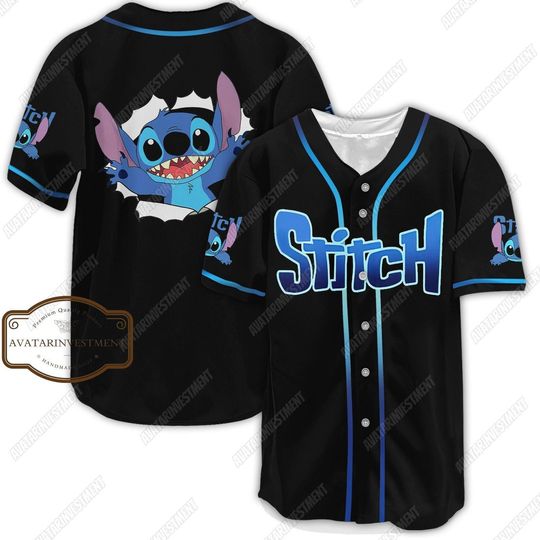 Discover Stitch Shirt, Stitch Jersey, Stitch Baseball Jersey, Disney Stitch Jersey