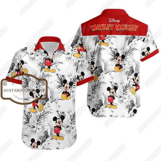 Discover Mickey Hawaiian Shirt, Mickey Mouse Shirt, Mickey Shirt, Mickey Button Shirt