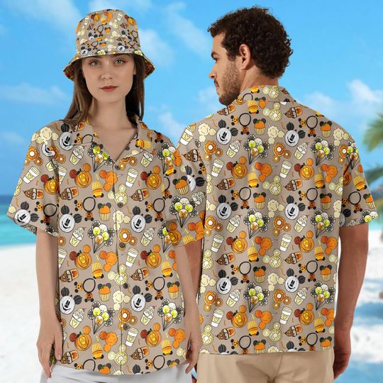Discover Mickey Mouse Hawaiian Shirt, Mickey Mouse Junk Food Hawaii Shirt,  Halloween Pumpkin Shirt