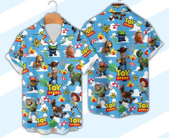 Discover Summer Beach Ttoy Storyy Hawaiian Shirt, Buzzz Llightyear Hawaii Style Honeymoon